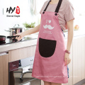 Cute breathable cotton linen women apron